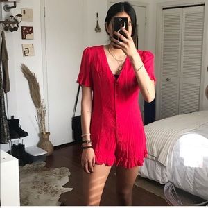 Forever 21 Red Romper